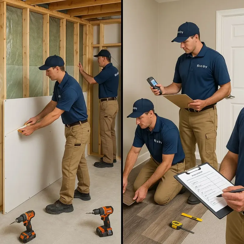 Repairs and Reconstruction process in Troup, TX
